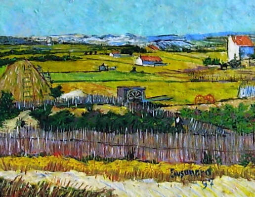 La piana della Crau (Van Gogh) 